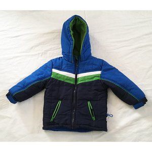 ROTHSCHILD Blue & Green Winter Coat, SZ 2T, GUC
